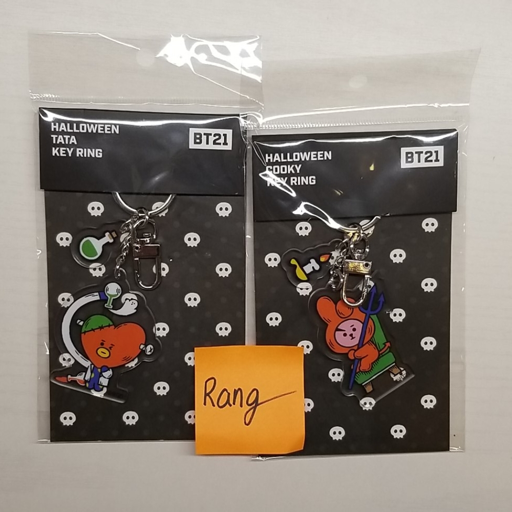 Cute Halloween BT21 keyring